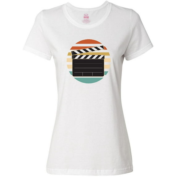 Inktastic Movie Film Clapboard Women's T-Shirt
