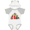 thumbnail image 1 of Inktastic Movie Loving Bats with Popcorn and Soda Boys or Girls Baby Bodysuit, 1 of 5
