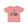 thumbnail image 1 of Inktastic Movie Loving Bats with Popcorn and Soda Boys or Girls Baby T-Shirt, 1 of 5