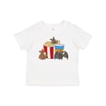 thumbnail image 1 of Inktastic Movie Loving Bats with Popcorn and Soda Boys or Girls Baby T-Shirt, 1 of 5