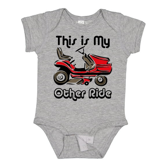Inktastic Mower My Other Ride Boys or Girls Baby Bodysuit