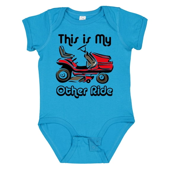 Inktastic Mower My Other Ride Boys or Girls Baby Bodysuit