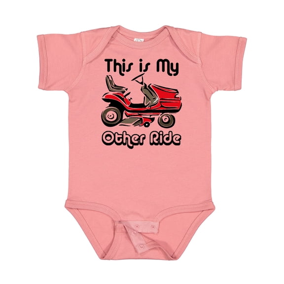 Inktastic Mower My Other Ride Boys or Girls Baby Bodysuit