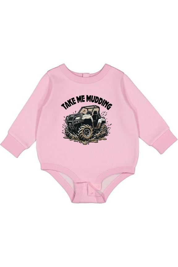 Mudding off Road Adventure Four Wheeling Baby Fleece Bodysuit