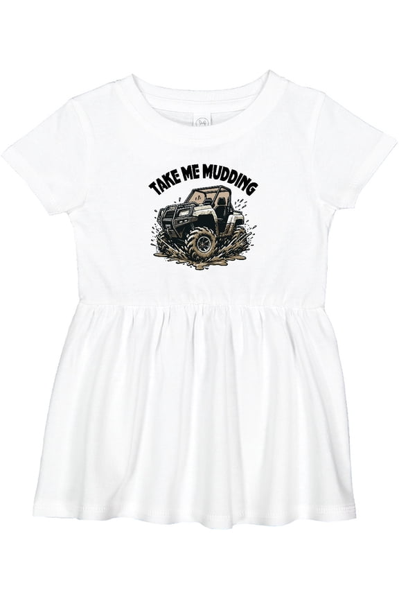 Mudding off Road Adventure Four Wheeling Girls Baby Dress