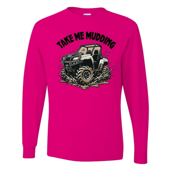 Inktastic Mudding off Road Adventure Four Wheeling Long Sleeve T-Shirt
