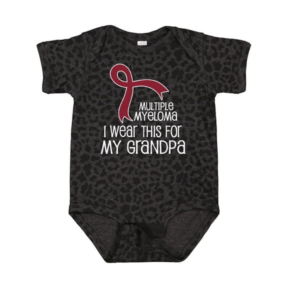 Inktastic Multiple Myeloma Awareness Grandpa Boys or Girls Baby Bodysuit