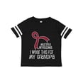 thumbnail image 1 of Inktastic Multiple Myeloma Awareness Grandpa Boys or Girls Toddler T-Shirt, 1 of 5