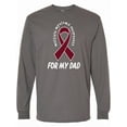 thumbnail image 1 of Inktastic Multiple Myeloma Awareness Ribbon for Dad Long Sleeve T-Shirt, 1 of 5