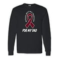 thumbnail image 1 of Inktastic Multiple Myeloma Awareness Ribbon for Dad Long Sleeve T-Shirt, 1 of 5