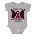 thumbnail image 1 of Inktastic Multiple Myeloma Cancer Awareness Hope & Faith with Butterfly Ribbon Boys or Girls Baby Bodysuit, 1 of 5