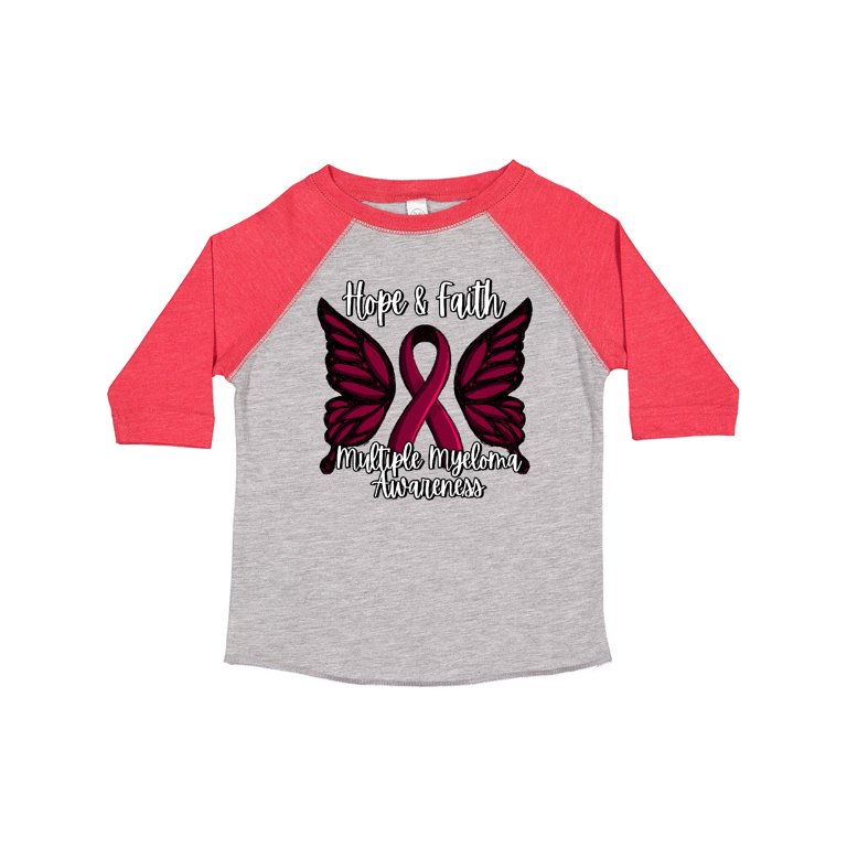 Burgundy Ribbon - Multiple Myeloma Awareness' Men's T-Shirt