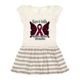 thumbnail image 1 of Inktastic Multiple Myeloma Cancer Awareness Hope & Faith with Butterfly Ribbon Gift Toddler Girl Dress, 1 of 4