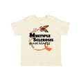 thumbnail image 1 of Inktastic Multiple Sclerosis Awareness Butterfly Ribbon Boys or Girls Toddler T-Shirt, 1 of 5