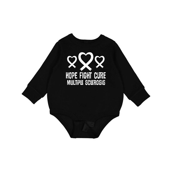 Inktastic Multiple Sclerosis Awareness Month Baby Fleece Bodysuit