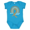 thumbnail image 1 of Inktastic Multiple Sclerosis Awareness Orange Ribbon Rainbow Boys or Girls Baby Bodysuit, 1 of 5