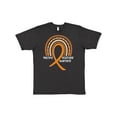 thumbnail image 1 of Inktastic Multiple Sclerosis Awareness Orange Ribbon Rainbow T-Shirt, 1 of 5