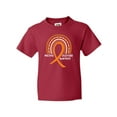 thumbnail image 1 of Inktastic Multiple Sclerosis Awareness Orange Ribbon Rainbow Youth T-Shirt, 1 of 5