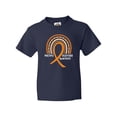 thumbnail image 1 of Inktastic Multiple Sclerosis Awareness Orange Ribbon Rainbow Youth T-Shirt, 1 of 5