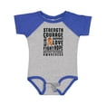 thumbnail image 1 of Inktastic Multiple Sclerosis Awareness Strength Courage and Support Boys or Girls Baby Bodysuit, 1 of 5