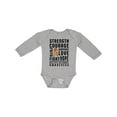 thumbnail image 1 of Inktastic Multiple Sclerosis Awareness Strength Courage and Support Boys or Girls Long Sleeve Baby Bodysuit, 1 of 5