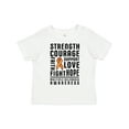 thumbnail image 1 of Inktastic Multiple Sclerosis Awareness Strength Courage and Support Boys or Girls Toddler T-Shirt, 1 of 5