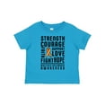 thumbnail image 1 of Inktastic Multiple Sclerosis Awareness Strength Courage and Support Boys or Girls Toddler T-Shirt, 1 of 5