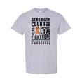 thumbnail image 1 of Inktastic Multiple Sclerosis Awareness Strength Courage and Support T-Shirt, 1 of 5