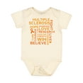 thumbnail image 1 of Inktastic Multiple Sclerosis Awareness Word Cloud Boys or Girls Baby Bodysuit, 1 of 5
