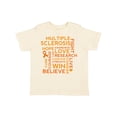 thumbnail image 1 of Inktastic Multiple Sclerosis Awareness Word Cloud Boys or Girls Toddler T-Shirt, 1 of 5