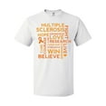 thumbnail image 1 of Inktastic Multiple Sclerosis Awareness Word Cloud T-Shirt, 1 of 5