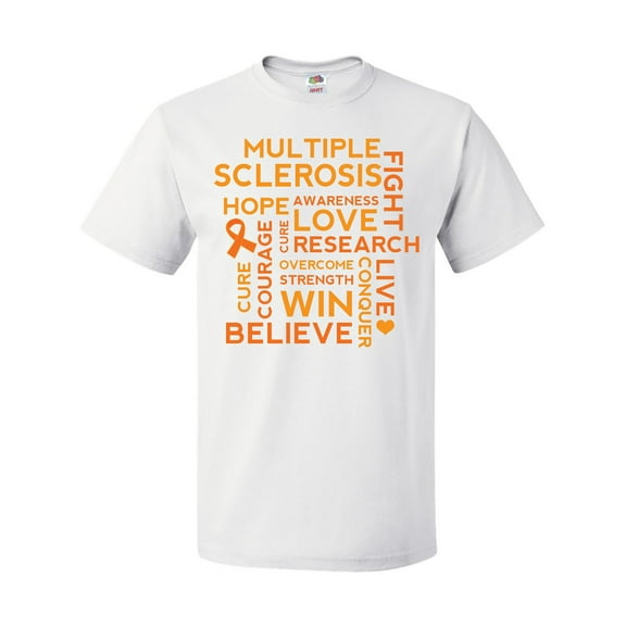 Inktastic Multiple Sclerosis Awareness Word Cloud T-Shirt