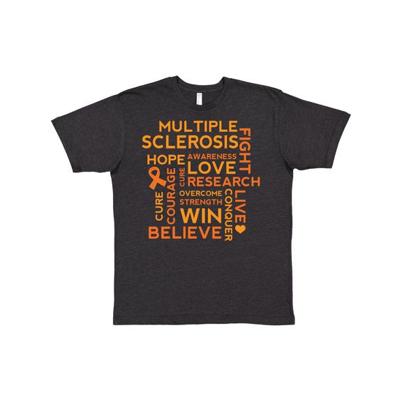 Inktastic Multiple Sclerosis Awareness Word Cloud T-Shirt