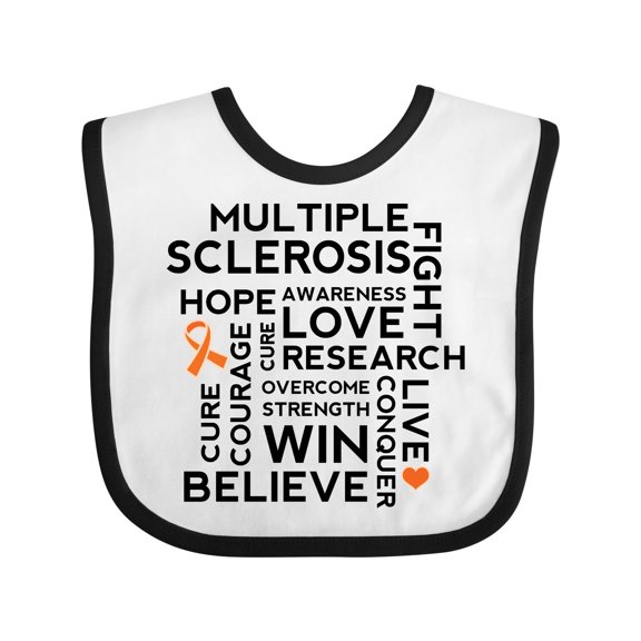 Inktastic Multiple Sclerosis MS Awareness Walk Boys or Girls Baby Bib