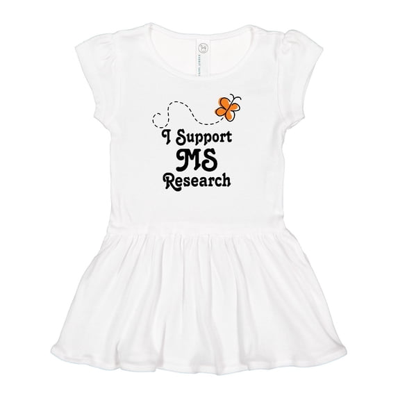 Inktastic Multiple Sclerosis MS Research Girls Baby Dress