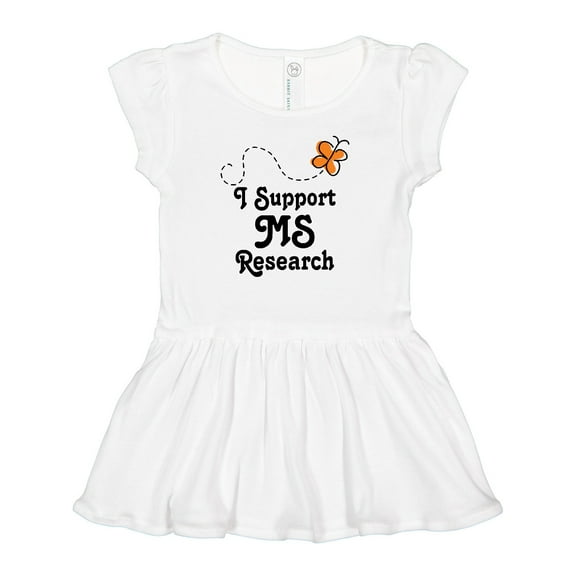 Inktastic Multiple Sclerosis MS Research Girls Baby Dress