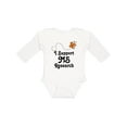 thumbnail image 1 of Inktastic Multiple Sclerosis MS Research Girls Long Sleeve Baby Bodysuit, 1 of 5