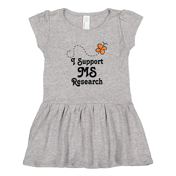 Inktastic Multiple Sclerosis MS Research Girls Toddler Dress