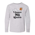 thumbnail image 1 of Inktastic Multiple Sclerosis MS Research Long Sleeve Youth T-Shirt, 1 of 5