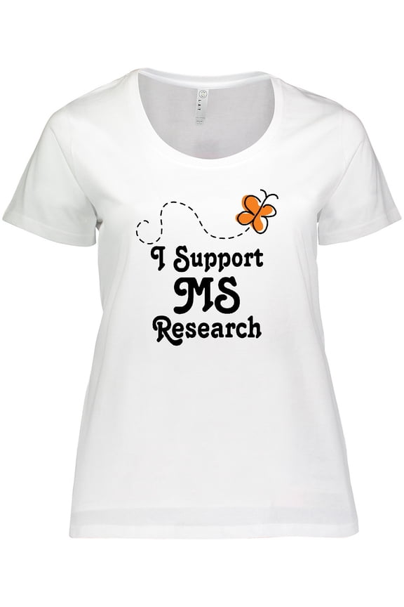 Multiple Sclerosis MS Research Women's Plus Size T-Shirt
