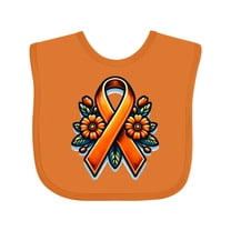 Inktastic Multiple Sclerosis Ms Awareness Ribbon Girls Baby Bib