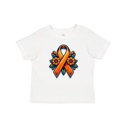 Inktastic Multiple Sclerosis Ms Awareness Ribbon Girls Baby T-Shirt