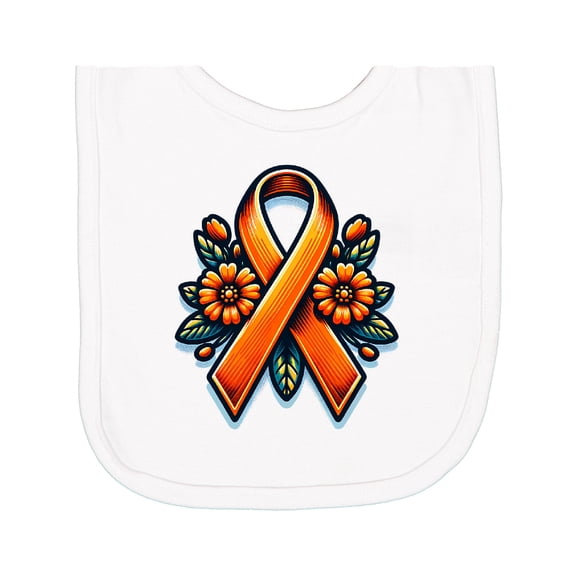 Inktastic Multiple Sclerosis Ms Awareness Ribbon Newborn Bib