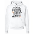 thumbnail image 1 of Inktastic Multiple Sclerosis Ms Awareness Walk Adult Hoodie Sweatshirt, 1 of 4