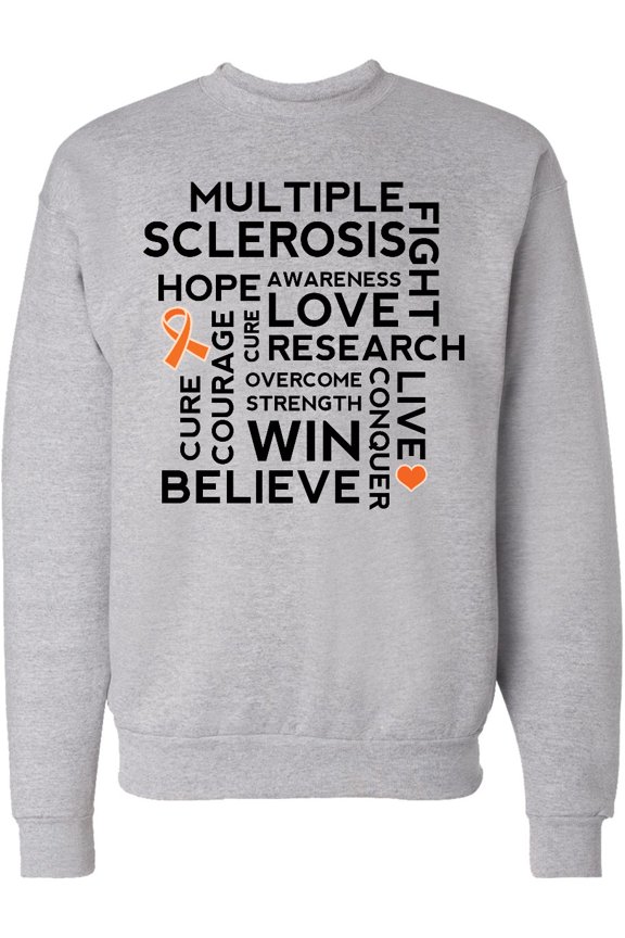 Multiple Sclerosis Ms Awareness Walk Adult Sweatshirt