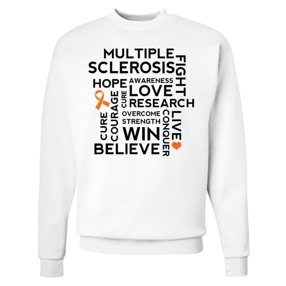 Inktastic Multiple Sclerosis Ms Awareness Walk Adult Sweatshirt
