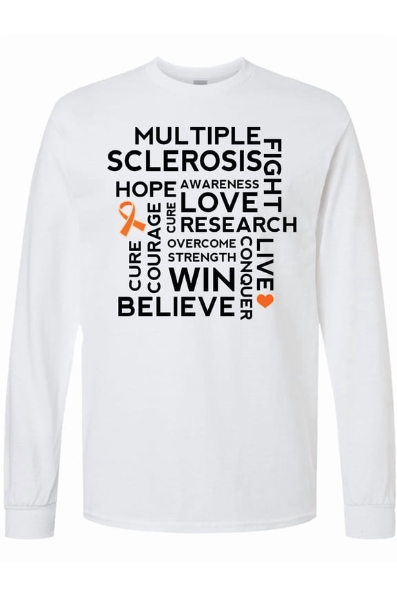 Multiple Sclerosis Ms Awareness Walk Long Sleeve T-Shirt