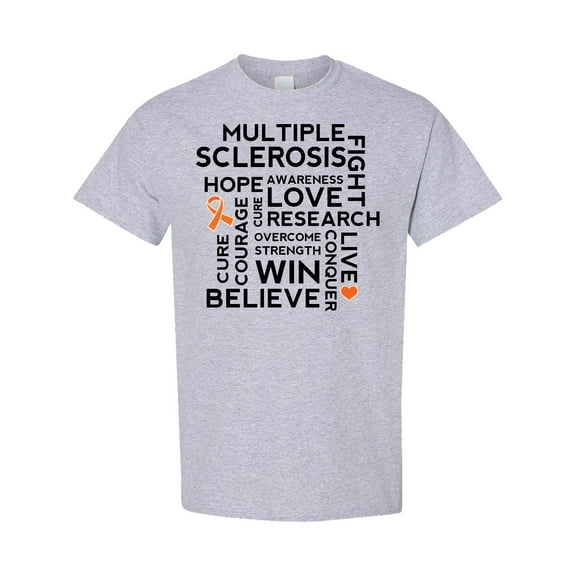 Inktastic Multiple Sclerosis Ms Awareness Walk T-Shirt