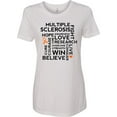 thumbnail image 1 of Inktastic Multiple Sclerosis Ms Awareness Walk Women's T-Shirt, 1 of 5