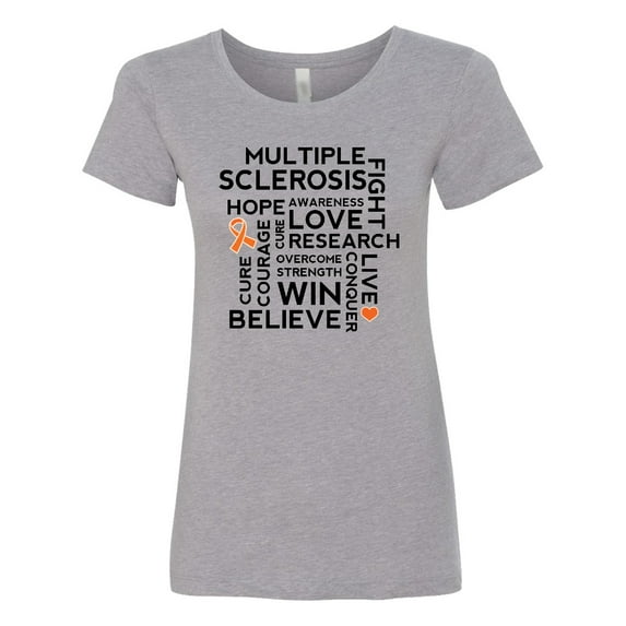 Inktastic Multiple Sclerosis Ms Awareness Walk Women's T-Shirt